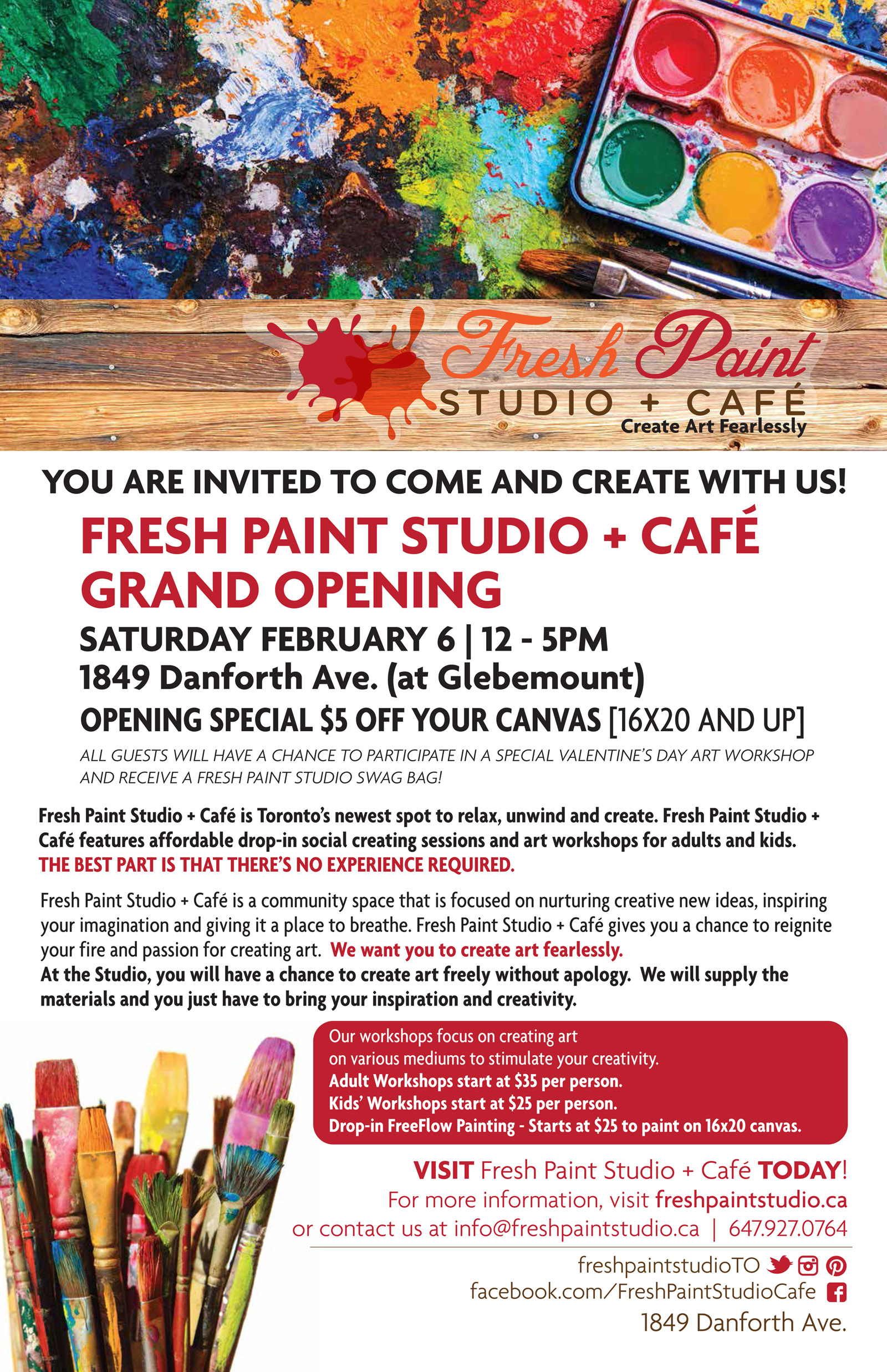 Fresh Paint Studio Grand Opening!