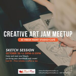 Creative Art Jam Sketch Session