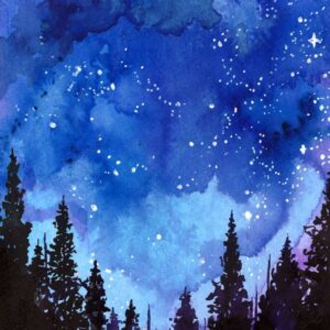 Watercolour & Night Skies - Art Workshop