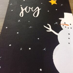 Paint a Holiday Snowman