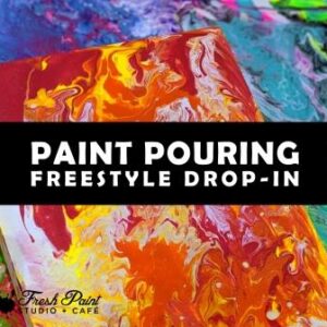Abstract Acrylic Paint Pouring - Freestyle Painting