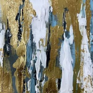 Abstract Painting Workshop - Gold Leaf Design & Texture