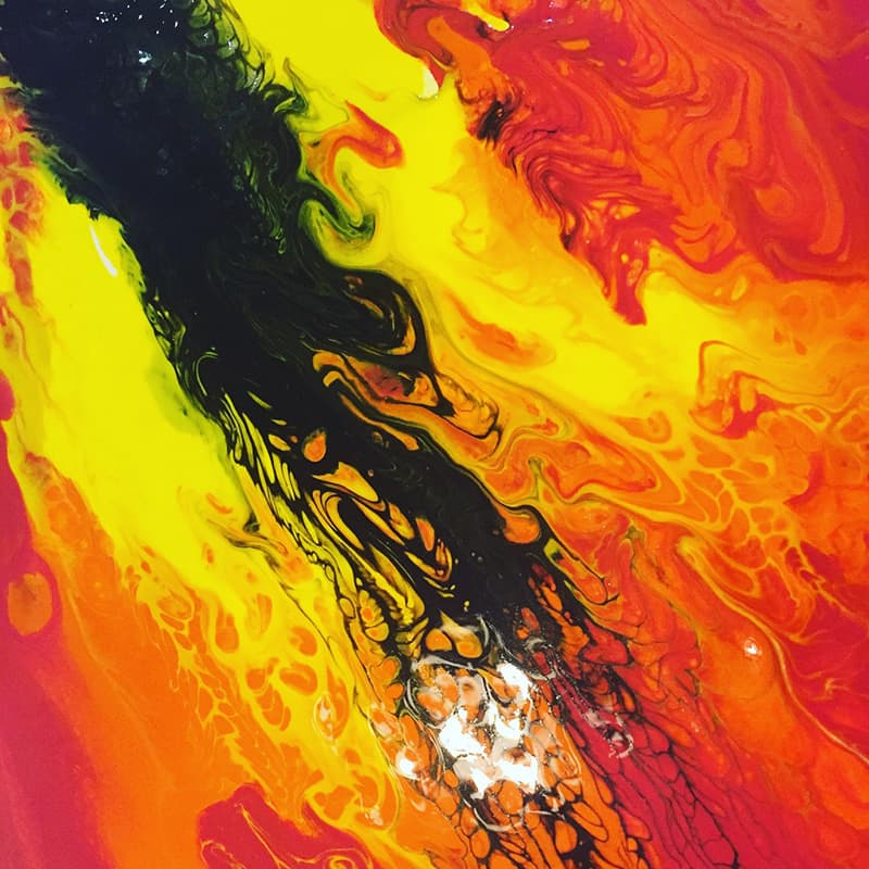 Family Paint Pouring Party - Freestyle
