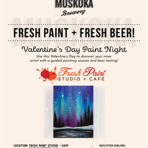Fresh Paint + Fresh Beer - Valentine's Day Paint Night
