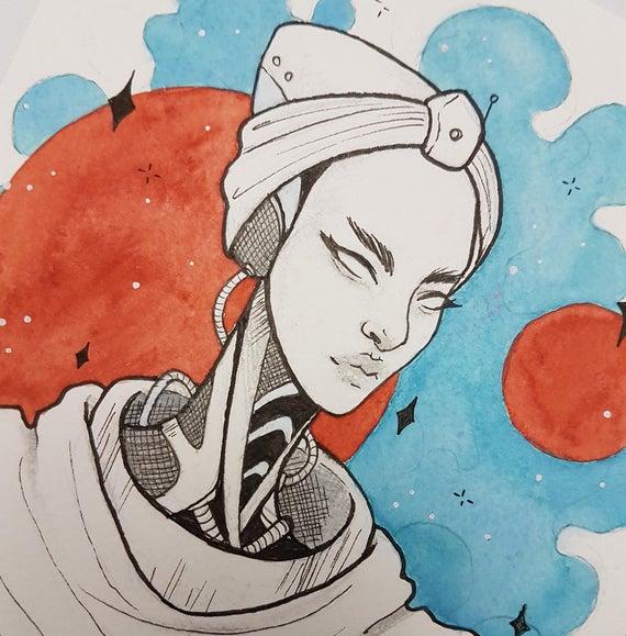 Afrofuturism Ink & Drink- Watercolour & Ink Paint Night