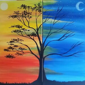 Paint Night - Date Night - Connecting Canvases