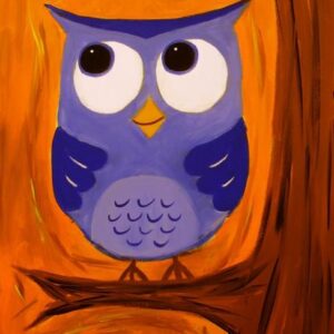 Virtual Kids Paint Day - The Happy Owl