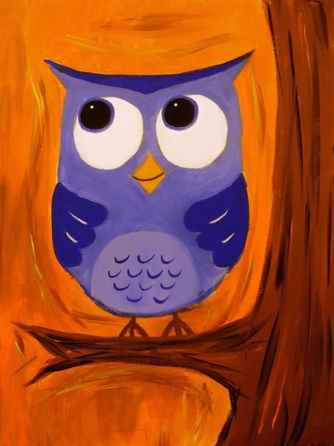 Kids Paint Day - The Happy Owl
