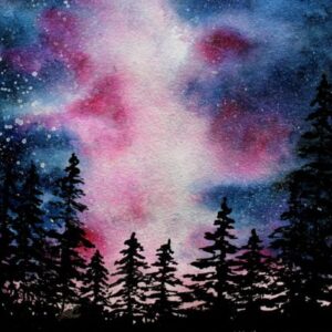 In-Studio - Watercolour Paint Night - Starry Night