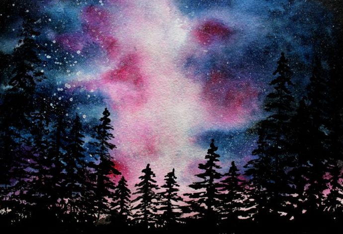 In-Studio - Watercolour Paint Night - Starry Night