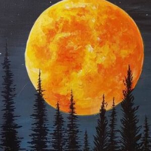 Virtual Paint Night - Fall Harvest Moon
