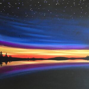 Starry Night & Sunset - Virtual Paint Night