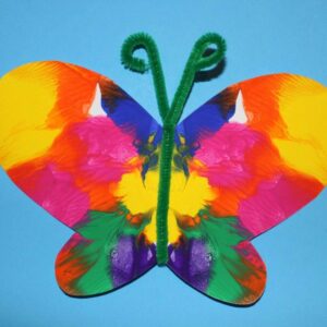 Virtual Kids Paint Day – Colourful Spring Butterfly