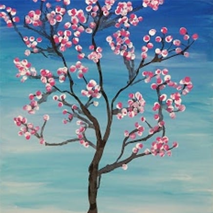 Blue Sky & Cherry Blossoms