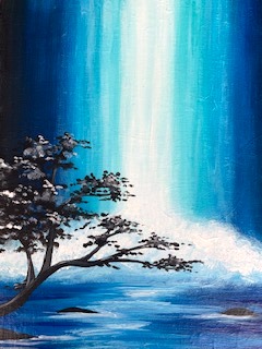 Waterfall & Blue River - In-studio Paint Night