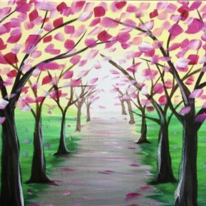 Cherry Blossoms in the Park - In-Studio Paint Night