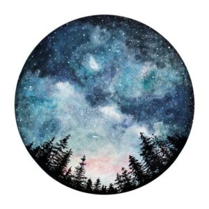 In-Studio Watercolour Paint Night – Galaxy and Forest