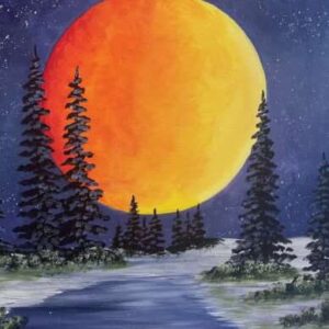 In-studio Paint Night - Winter Moon Glow