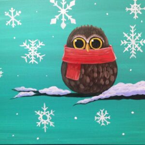 In-Studio Kids March Break Fun! - Winter Snowy Owl Painting Workshop