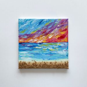 In-Studio Workshop - 3D Painting - Abstract Beach Sunset