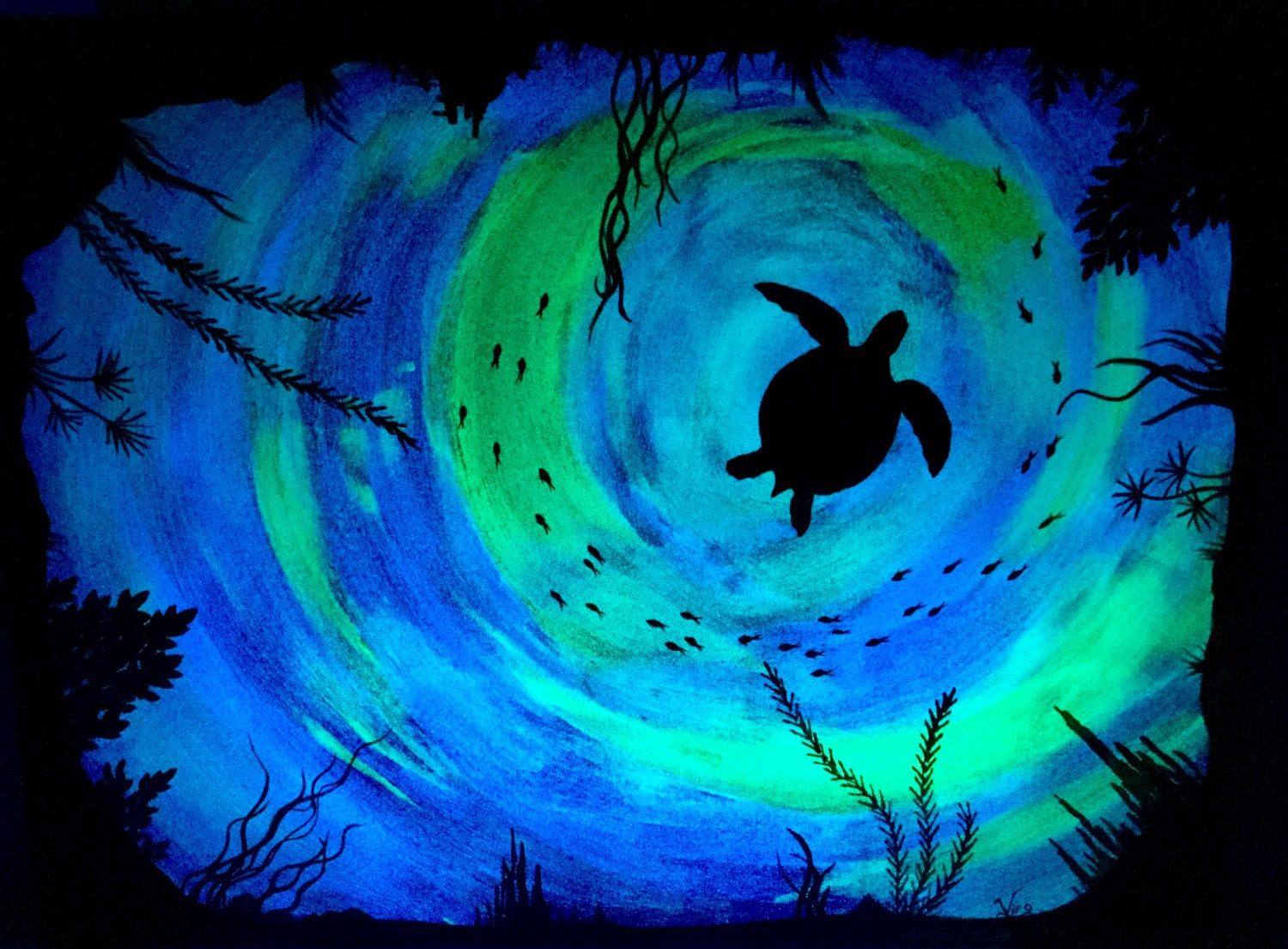 In-Studio Paint Night - Glow in the Dark Turtles Under the Sea
