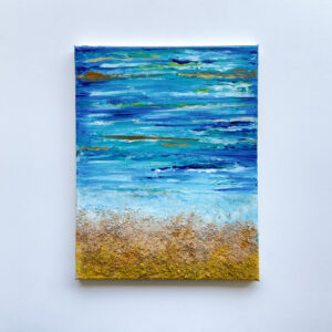 In-Studio Paint Night - 3D Painting - Abstract Beach Seascape