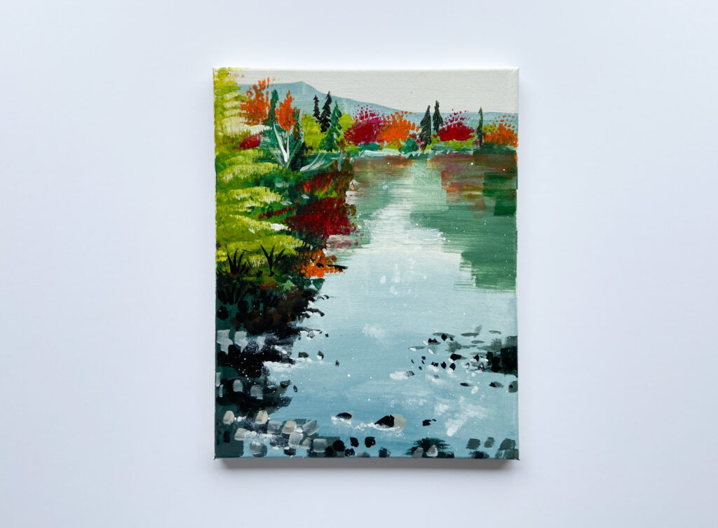 In-Studio Paint Night - Abstract Fall Landscape | Fresh Paint Studio