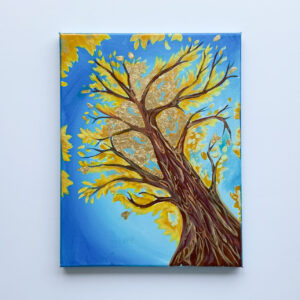 In-Studio Paint Night - Birch Tree Gold Leaf