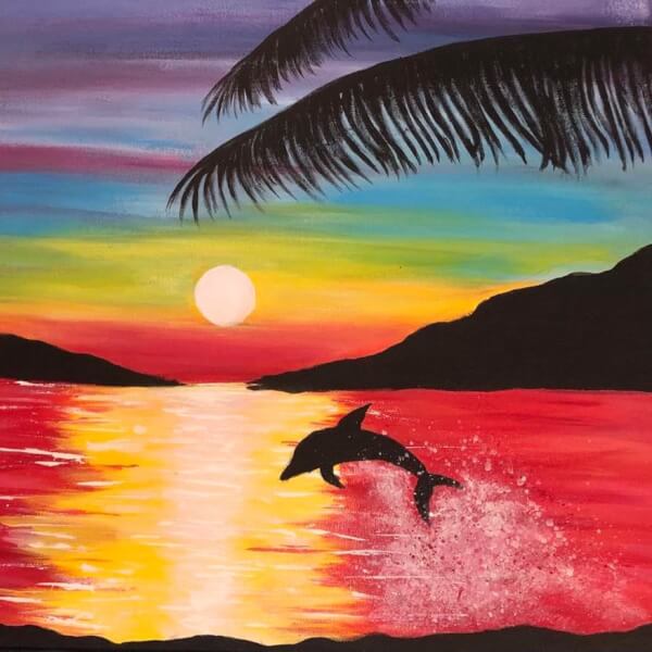 In-Studio Paint Afternoon - Sunset Dive