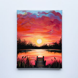In-Studio Paint Night - Sunset on the Dock
