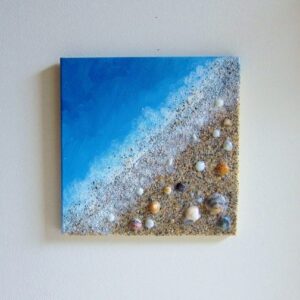 In-Studio Paint Night - 3D Painting - Sand and Shells Beach