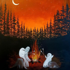 In-Studio Paint Night - Ghost Campfire