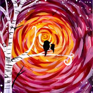 Wine & Painting Valentine's Day Paint Night - Pop up Event