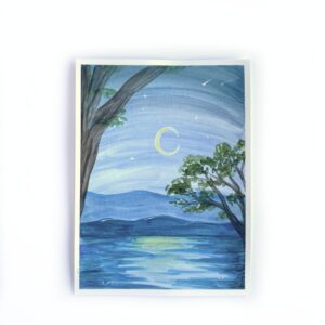 In-Studio Watercolour Paint Night - Moonlight Forest