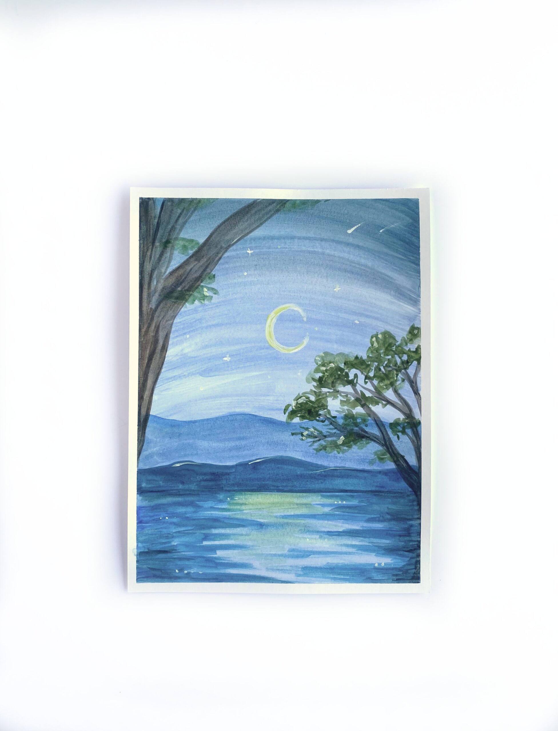 In-Studio Watercolour Paint Night - Moonlight Forest