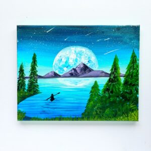 In-Studio Paint Night - Escape to the Moon Acrylic Painting