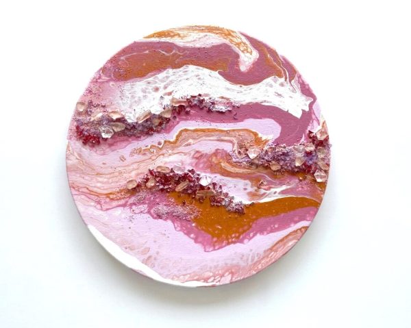 In-Studio Workshop – Gem & Geode Night – Abstract Acrylic Paint Pouring