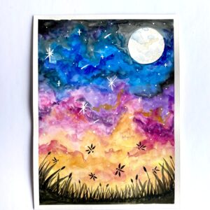 In-Studio Watercolour Paint Night - Summer Galaxy Sky