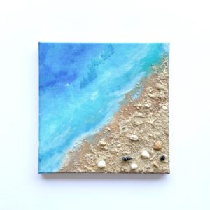 In-Studio Paint Night - Sand and Shells 3D Acrylic Painting