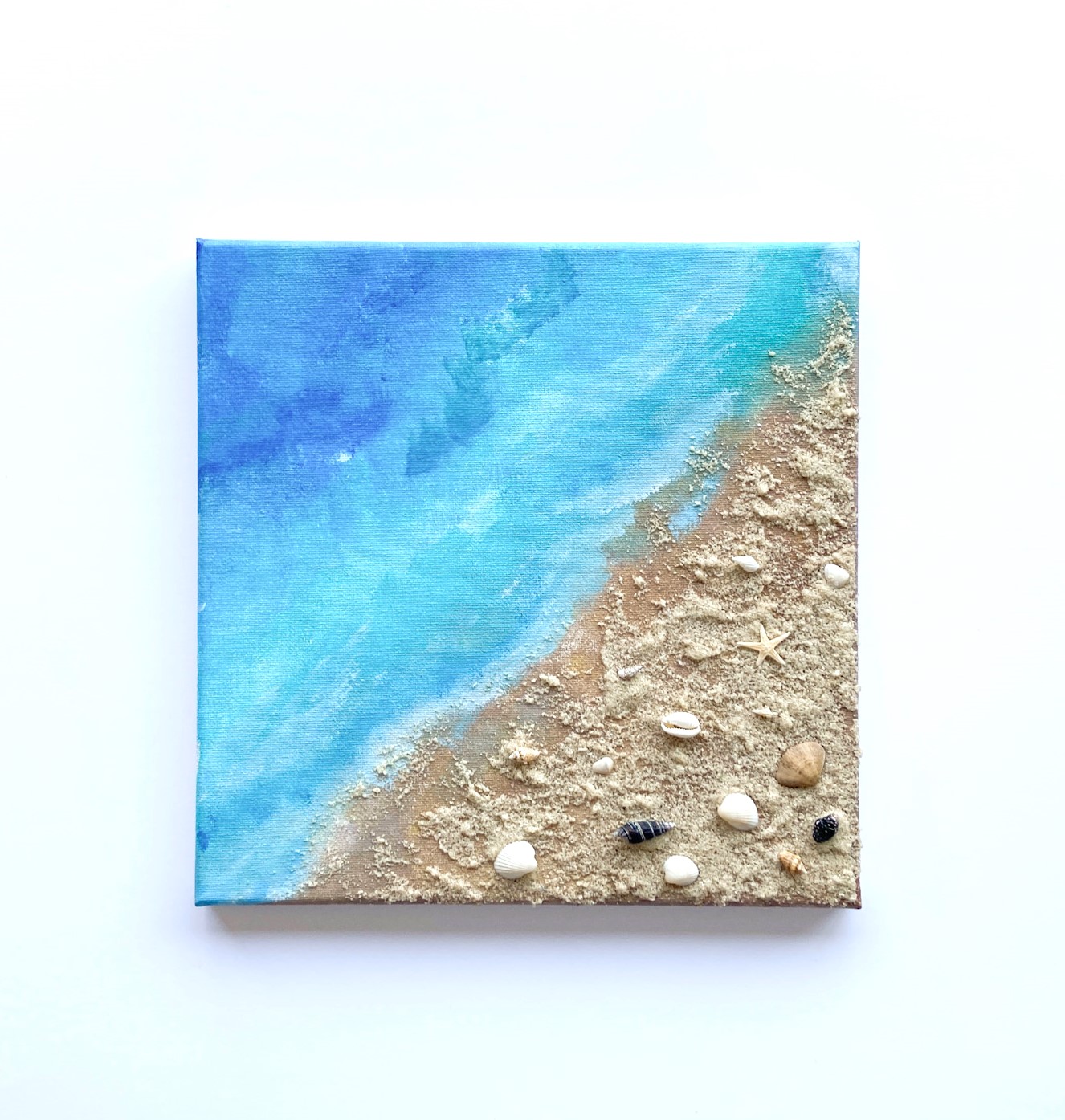 In-Studio Paint Night - Sand and Shells 3D Acrylic Painting