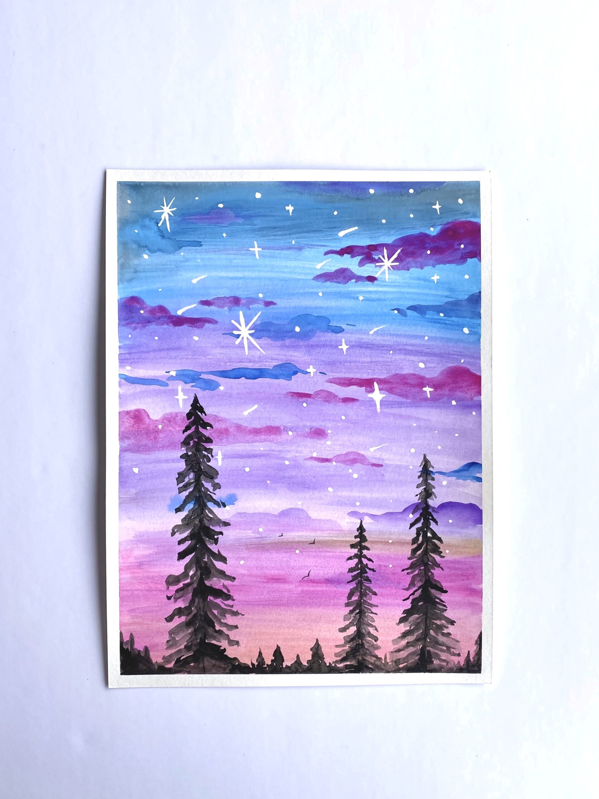 In-Studio Watercolour Paint Night - Starry Skies
