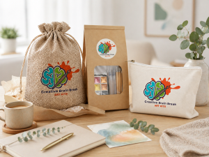 Creative Brain Break Art Kits displayed as thoughtful appreciation gifts for employees with art supplies, wellness materials, and giftable packaging.